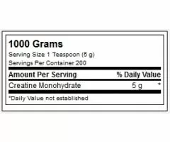 Creatine Monohydrate, 300gr UN
