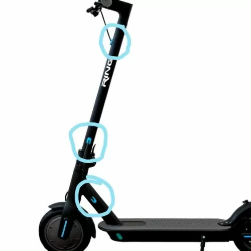 RING set poklopaca za elektični trotinet RX1 i RX2- RX 1-PAR38