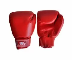 RING RS 2411-10 rukavice 10 OZ PVC red OUTLET