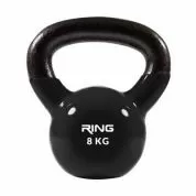 RING Kettlebell metal+vinyl 8kg crni RX DB2174-8 black