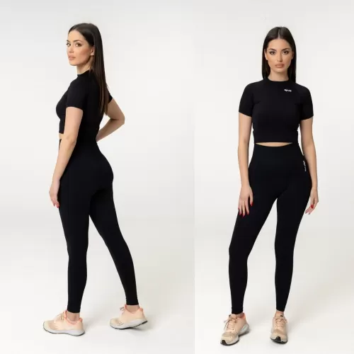 RING Core Seamless helanke Jet Black