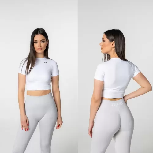 RING Active Crop Top White
