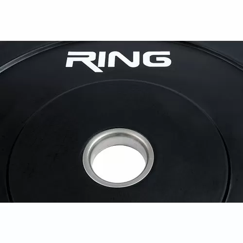 RING Olimpijski tegovi bumper crni 1x5kg RING PL37-5