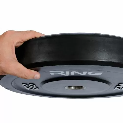RING Olimpijski tegovi bumper crni 1x20kg RX PL37-20