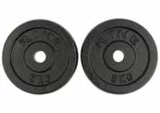 RING Tegovi 2x5kg crni standardni liveni - RX PLO1-5
